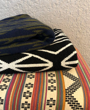 Load image into Gallery viewer, Alpaca/Highland Wool Graphic Patterned Blanket - Two Color Combos